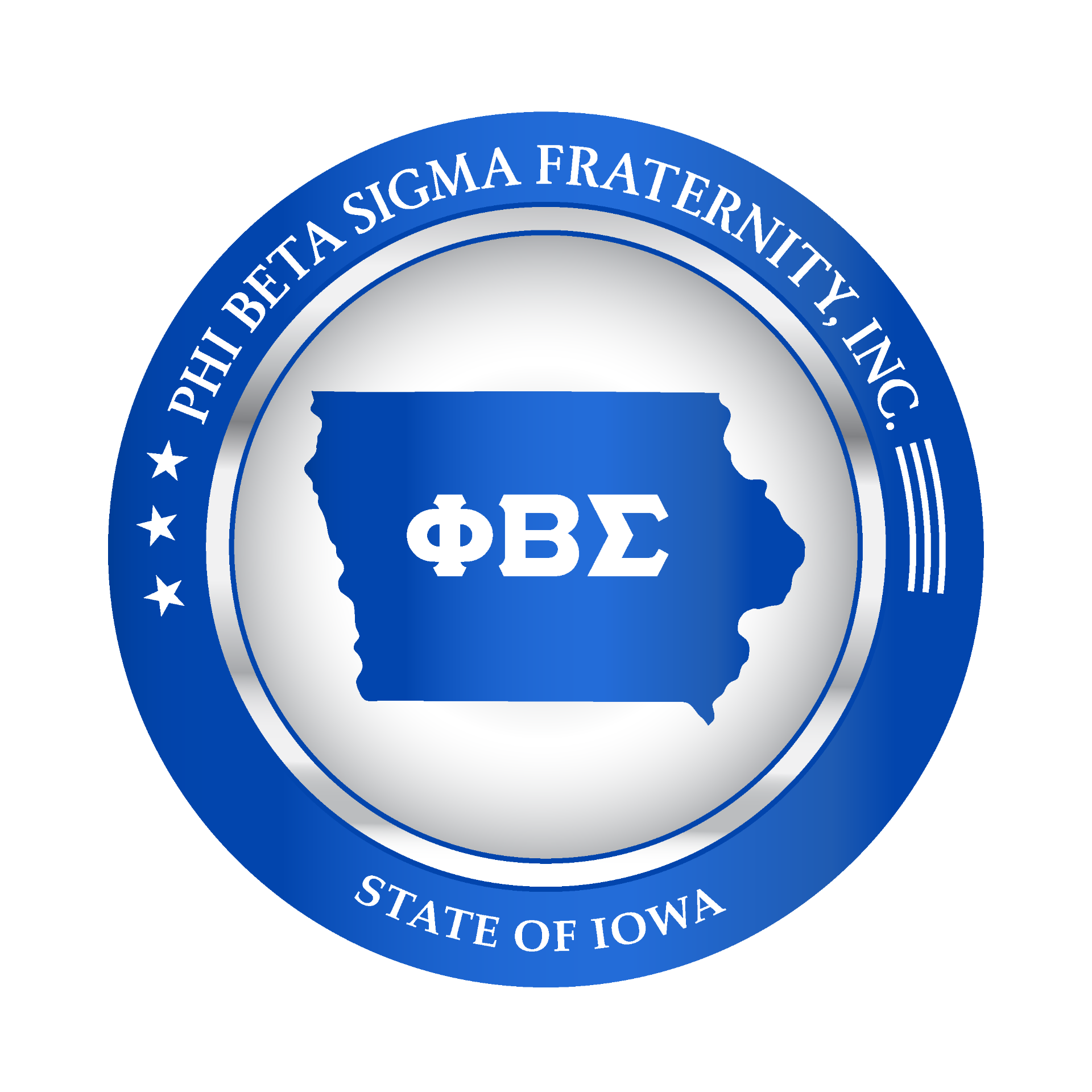 Phi Beta Sigma seal for Iowa